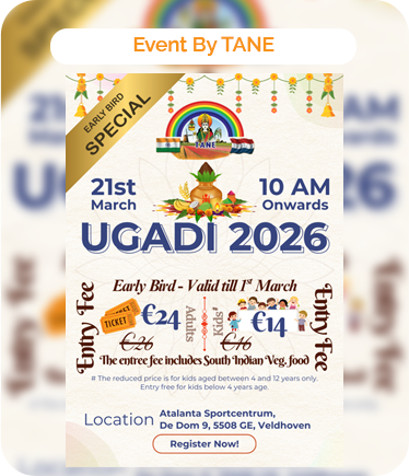 Ugadi 2026 by Telugu Association of Netherlands
